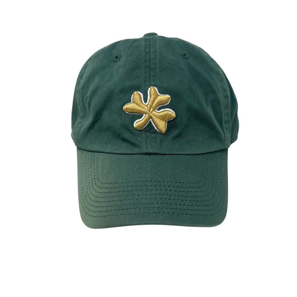 Vintage Notre Dame Irish Top of the World Cap - Baseball Hat - Green + Gold - XL
